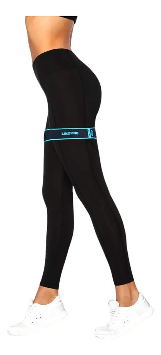 Miniband En Tela Loop Bands Gym S Livepro - Negro