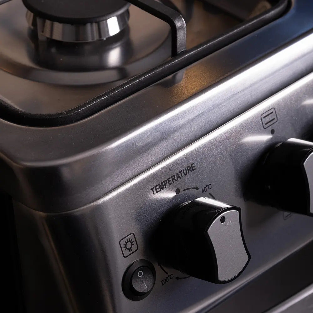 Cocina Combinada Xion Inox Horno Eléctrico Xi-co50cx Acero Inoxidable