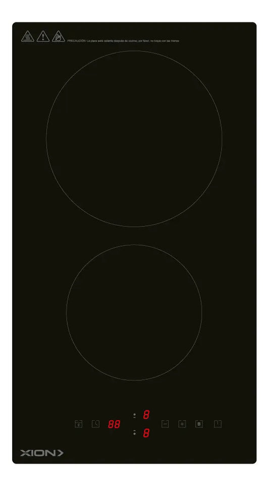Anafe Eléctrico De Inducción 2 Discos Xion Xi-ehi20 Negro