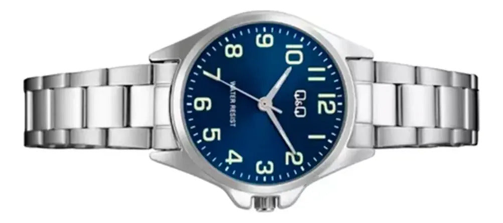Reloj Q&q Metal Dama 30mm C37a-001py - Plateado