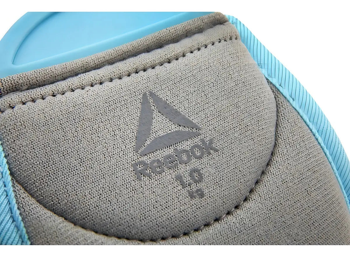 Muñequeras Con Agarre Dedo Libre 1kg C/u Reebok - Gris