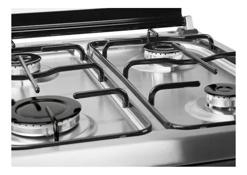 Cocina A Gas Smartlife 50x55cm Inox Sl-ks5055g - Plateado