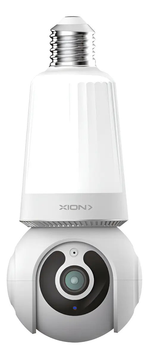 Cámara De Seguridad Xion Smart Luz Led Y Sensor Xi-cctv73 Qo Blanco