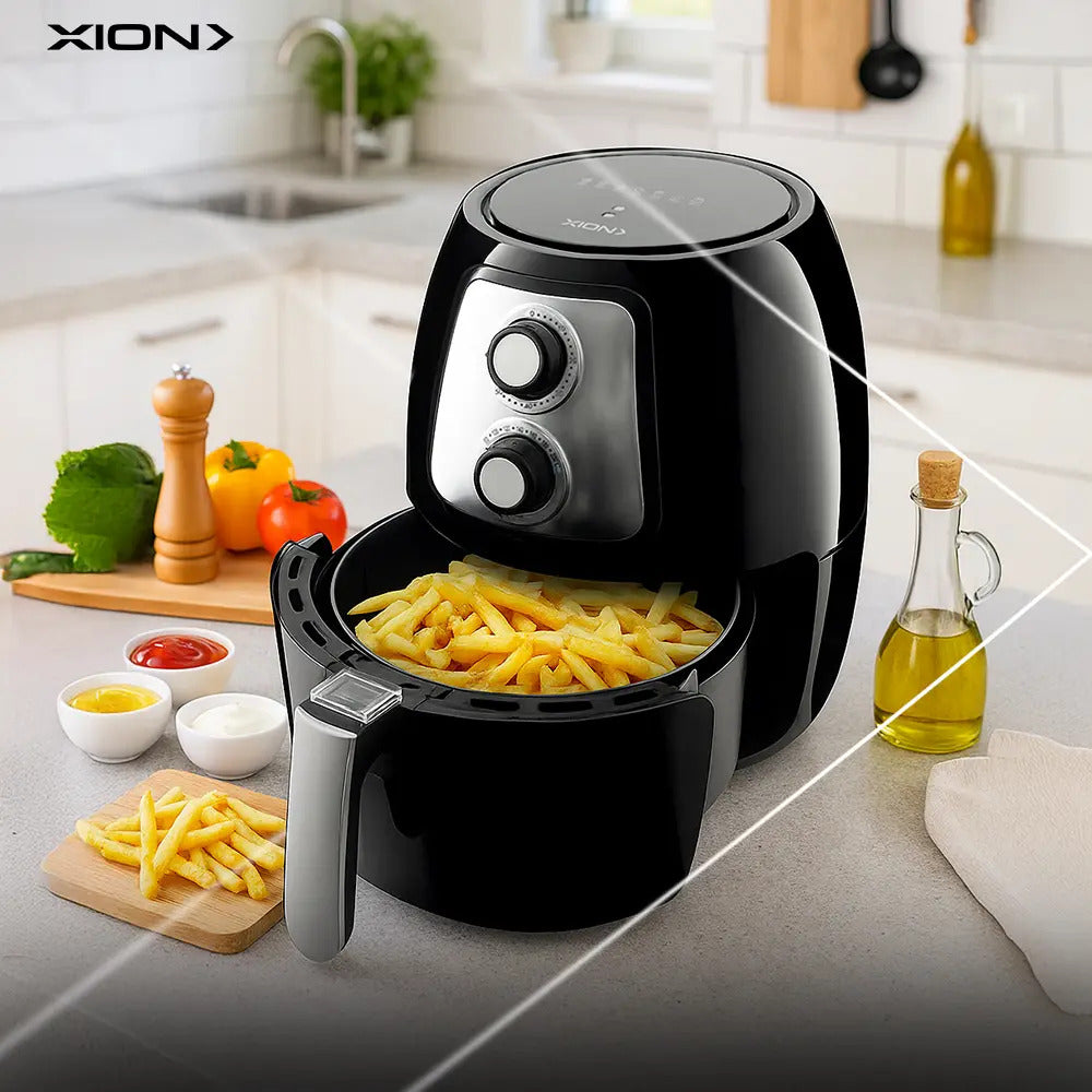Freidora Premium Sin Aceite Xion 4 Lts Xi-fr74 - Negro