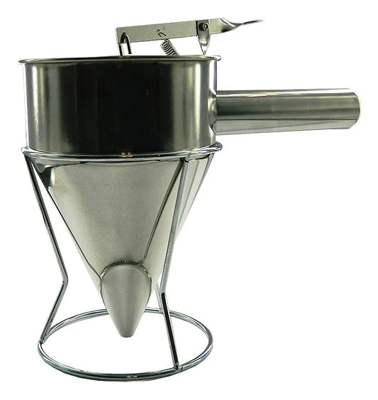 Embudo Con Soporte Y Dosificador 1.2 Lts Ac. Inox