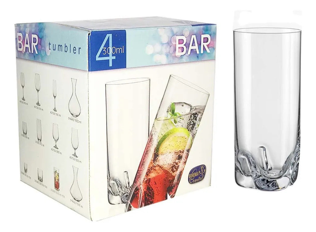 Set Vasos Trio 300 Ml X6 Bohemia