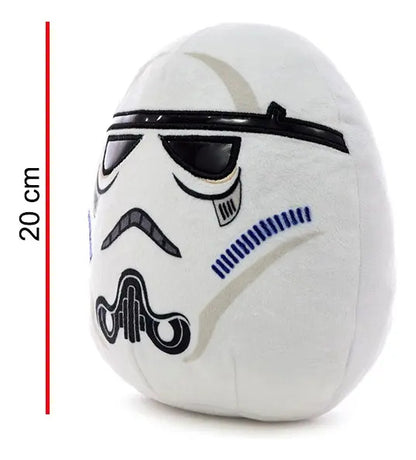 Peluche Spandex Star Wars Strom Trooper 20cm - Blanco
