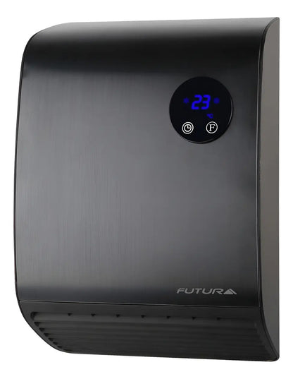 Calefactor De Pared Para Baño Futura Fut-cp200 - Negro