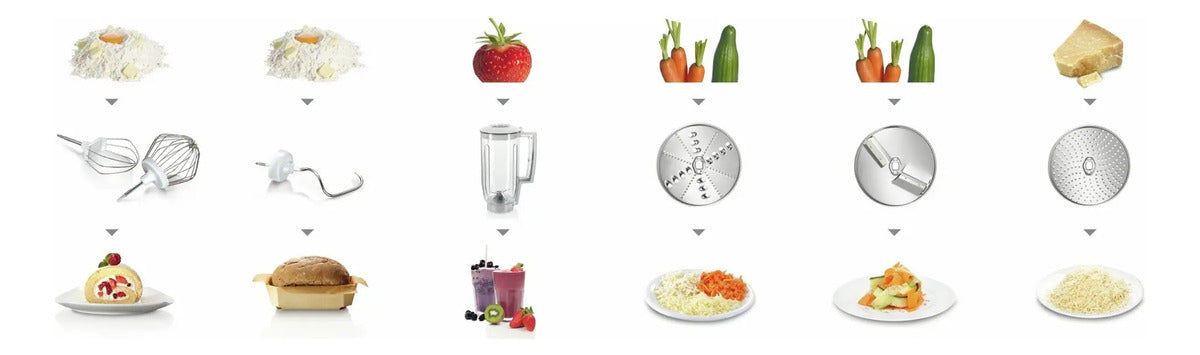 Robot De Cocina Bosch 1000w Mum58
