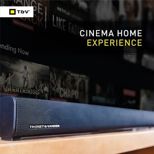 Barra De Sonido Thonet & Vander Home Theater Gut - Negro