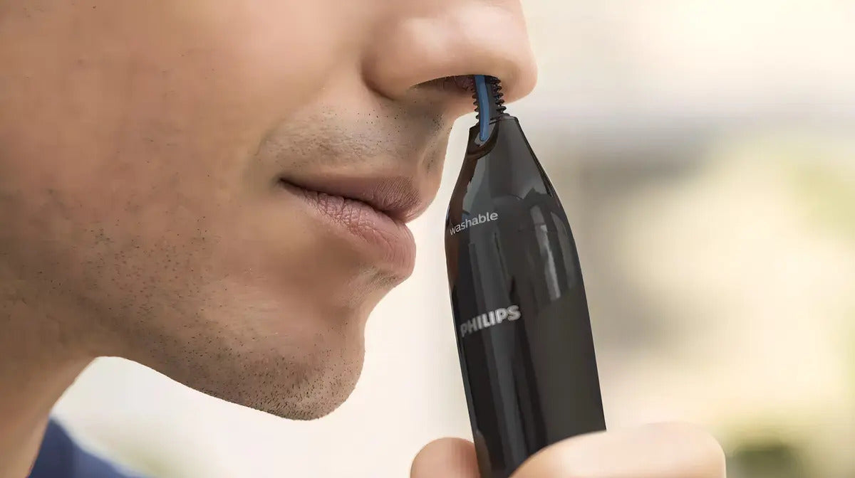 Recortador De Pelos Nariz Orejas Philips Nt1650 - Negro