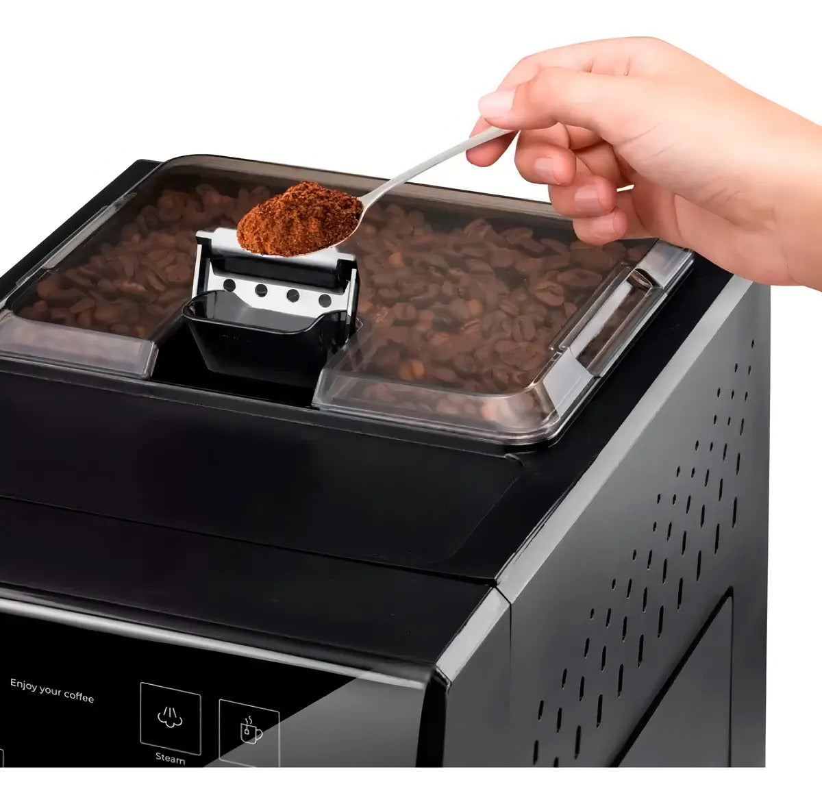 Cafetera Espresso Automática Ufesa Supreme Barista Negro