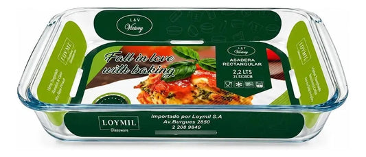 Asadera Rectangular 34.5×20 Cms 2 L Prisma