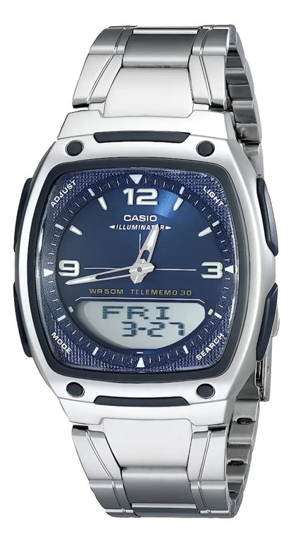 Reloj Casio Digital Aw-81d-2avcb - Plateado Azul