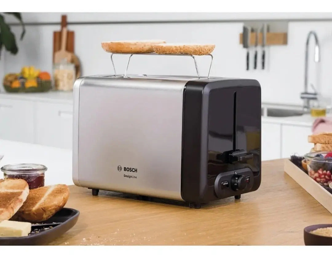 Tostadora Bosch 970w Designline Inox Tat4p420