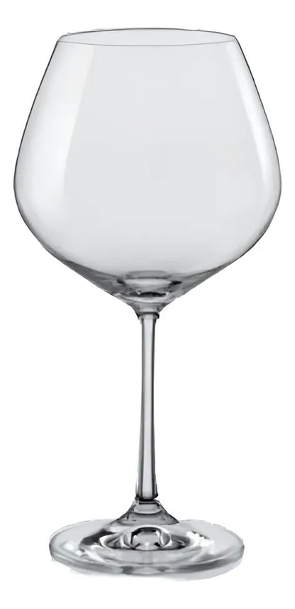 Set Copas Viola 570 Ml X6 Bohemia - Transparente