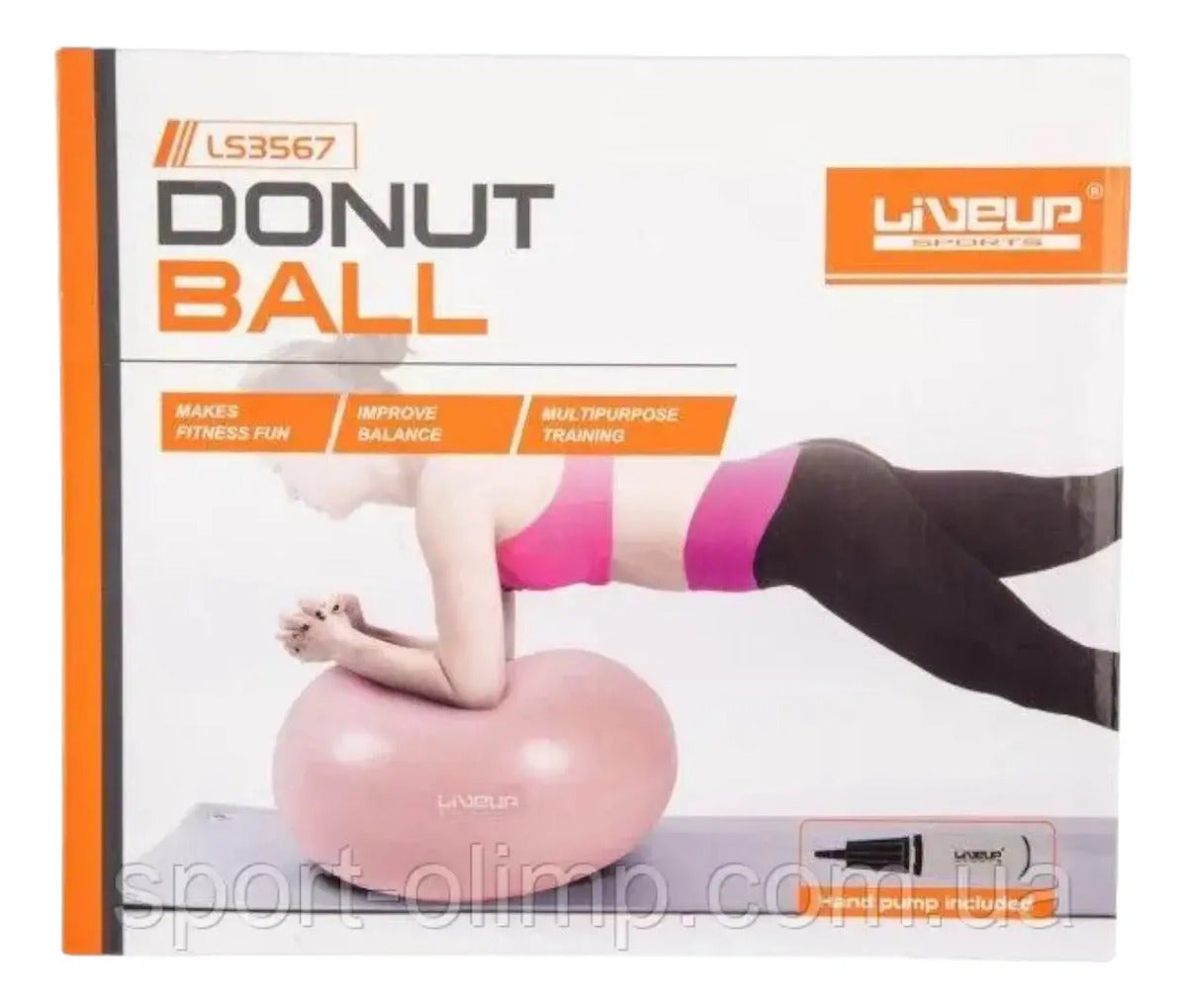 Pelota De Pilates Core Yoga Abs 45cm Dona Livepro Rosa