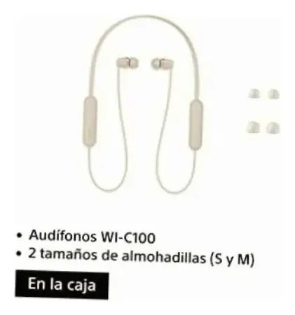 Auriculares Inalámbricos In Ear Sony Wi-c100 - Gris