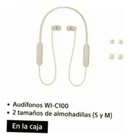 Auriculares Inalámbricos In Ear Sony Wi-c100 - Gris