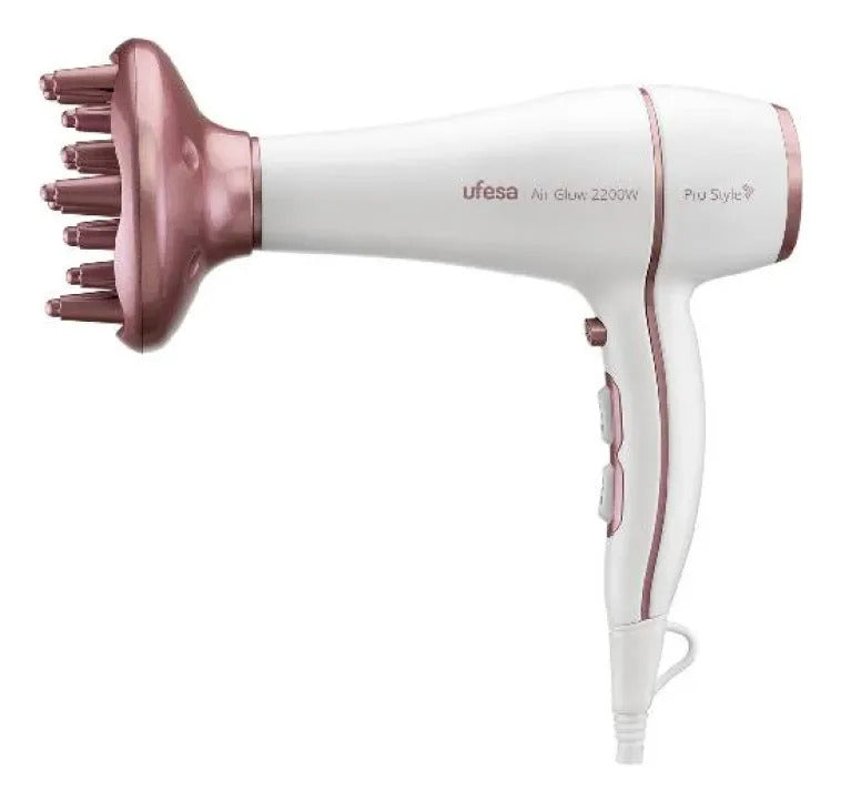 Secador De Pelo Ufesa 2200w Air Glow - Blanco