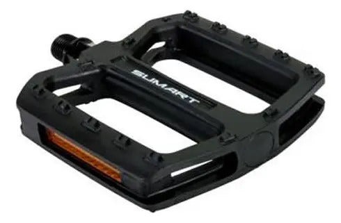 Pedales Bicicleta De Resina Pp 110,5mm Sumart - Negro