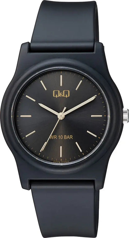 Reloj Q&q Silicona Hombre 38mm G22a-010vy - Negro
