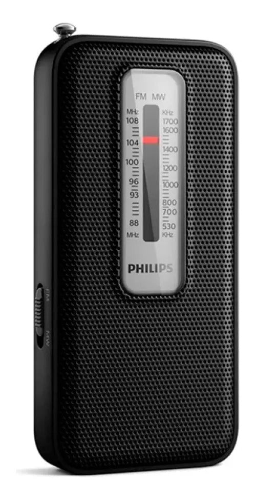 Radio Portátil Philips Tar1506 Fm/mw Analógica - Negro