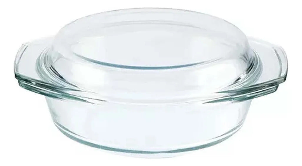 Cacerola Borosilicato Con Tapa 3 L 27×12 Cm