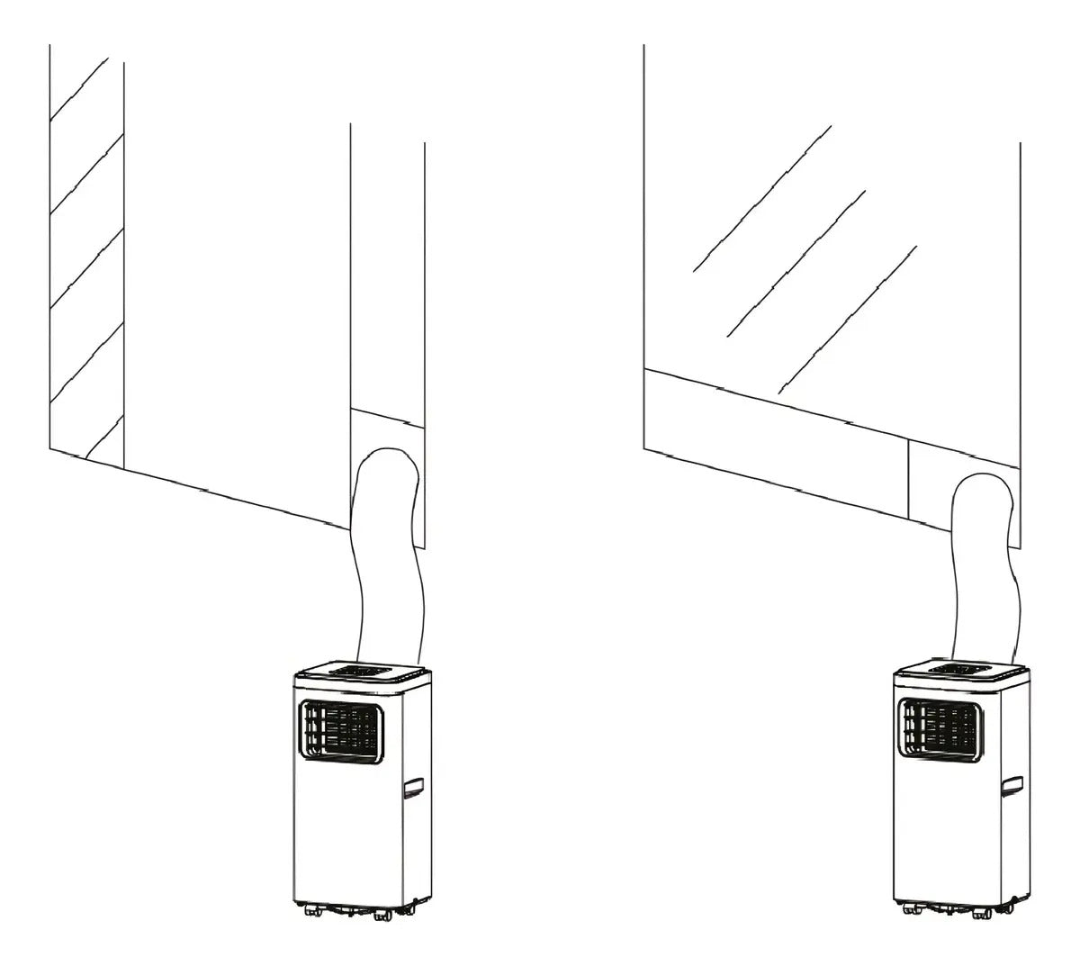Aire Acondicionado Portátil Xion 9000btu Xi-aap9 - Blanco