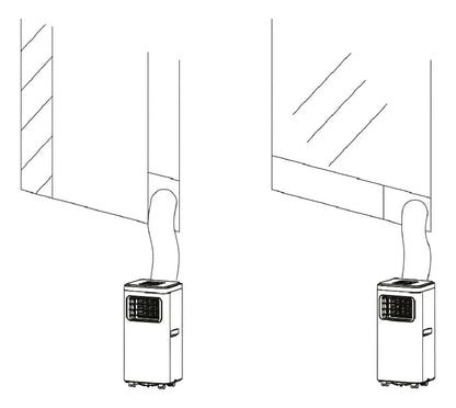 Aire Acondicionado Portátil Xion 9000btu Xi-aap9 - Blanco