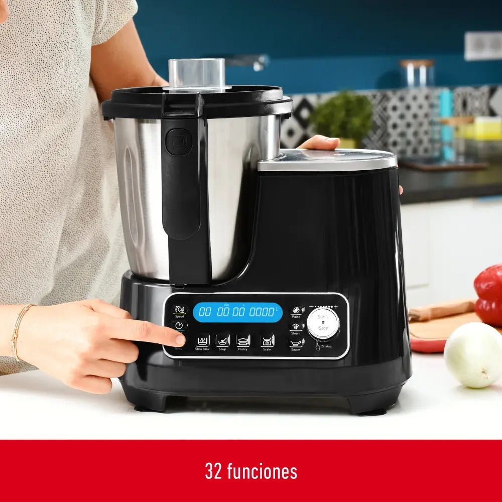 Robot De Cocina Moulinex Compacta 5 Progr 3,6 L - Negro