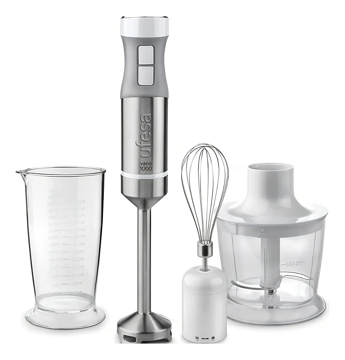 Mixer Ufesa Con Picador Y Batidor 1000w Bp4582 - Gris