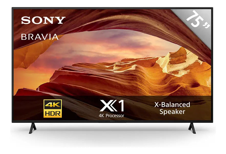 Smart Tv Sony 4k 75'' Google Tv Kd-75x77l