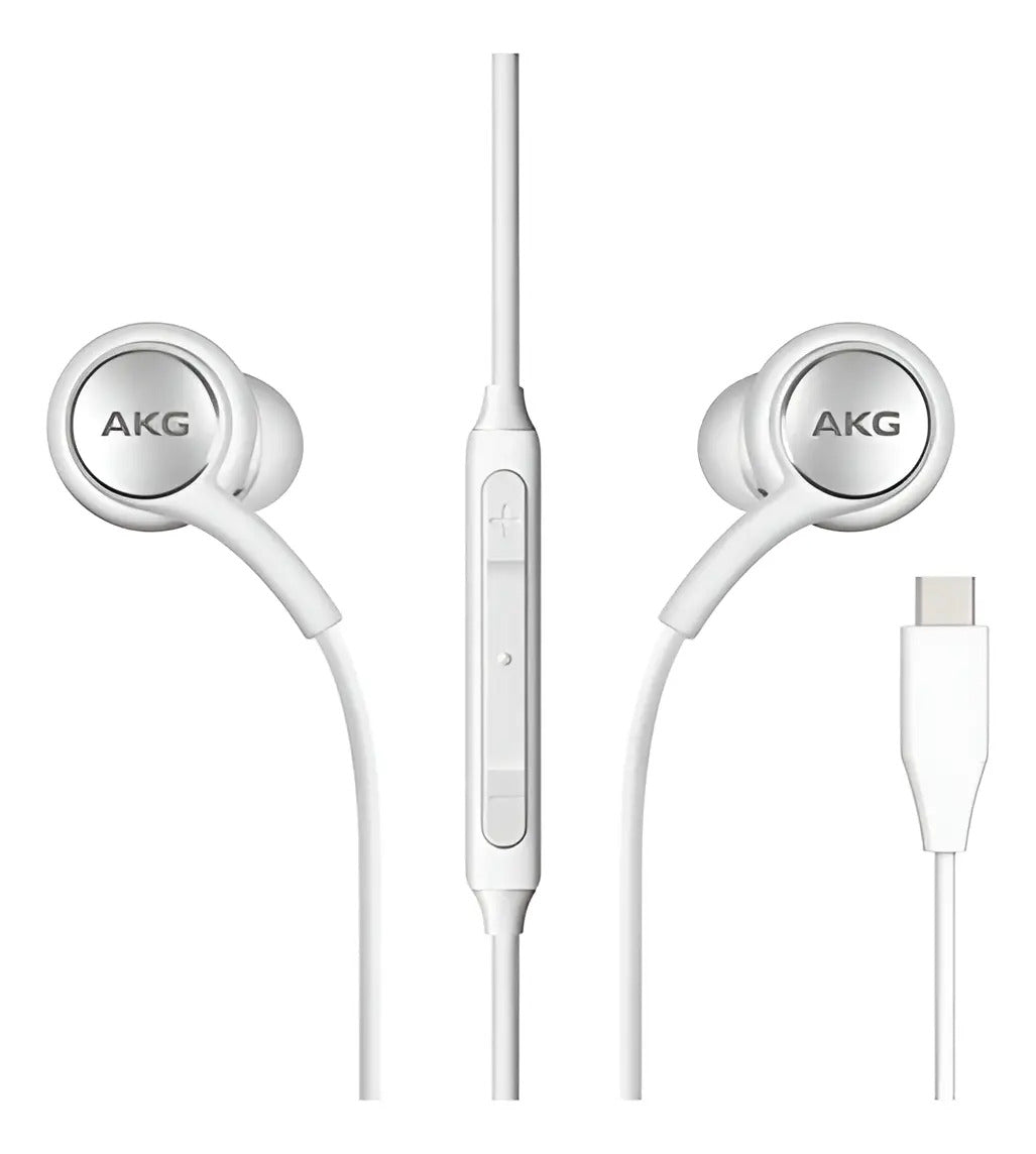 Auriculares Samsung By Akg Original Tipo C - Blanco