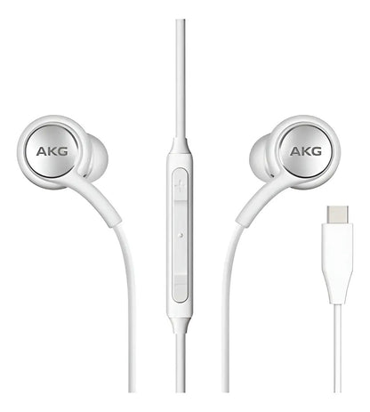 Auriculares Samsung By Akg Original Tipo C - Blanco