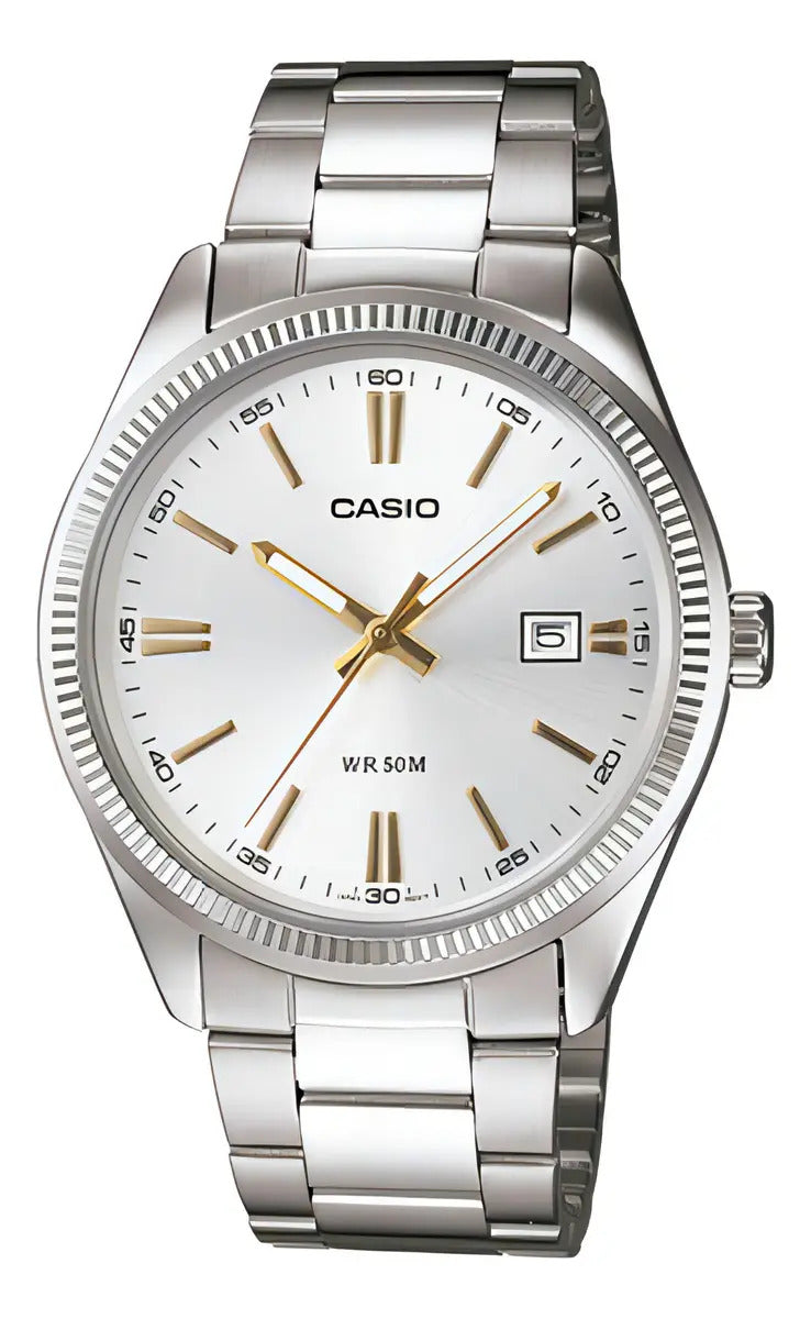 Reloj Casio Hombre Metal Mtp-1302d-7a2vdf - Plateado