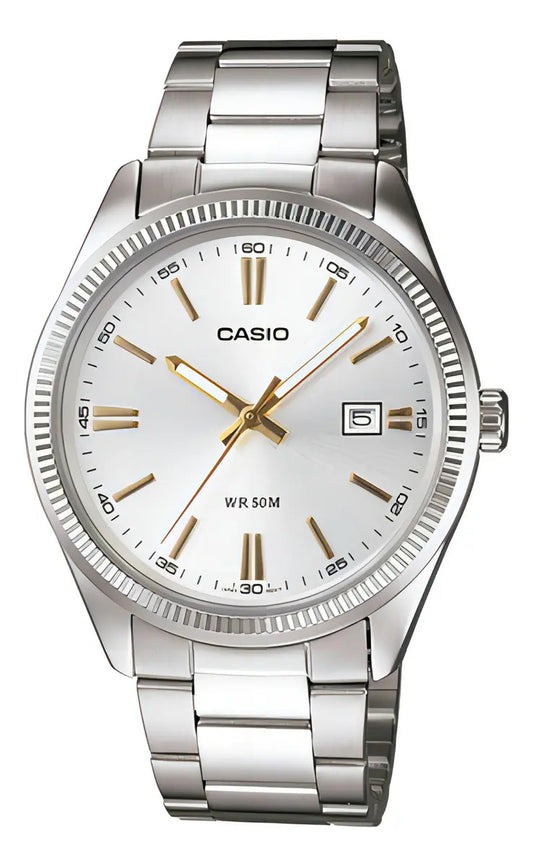 Reloj Casio Hombre Metal Mtp-1302d-7a2vdf - Plateado