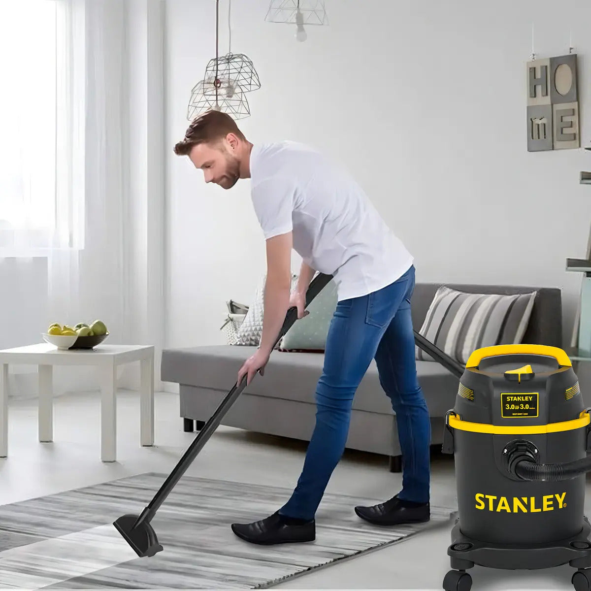 Aspiradora Pro Stanley Polvo Y Agua 11 Lts Sl19202p-3b Negro