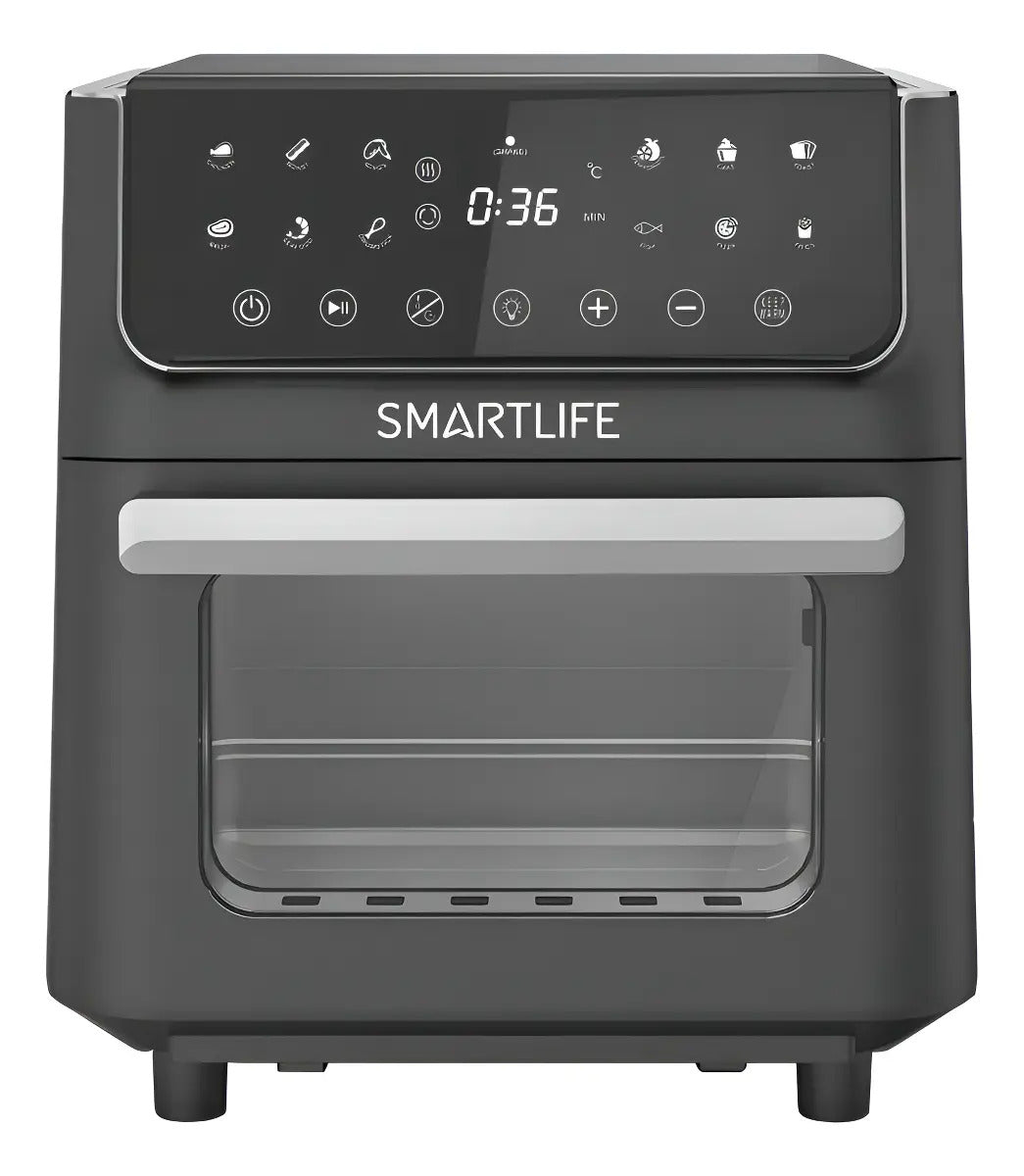 Freidora De Aire Smartlife Digital 12 L Sl-afdg012 Negro