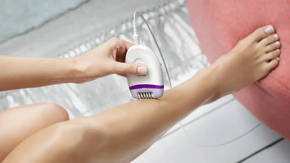 Depiladora Philips Satinelle Essential Bre225/0 - Blanco/morado