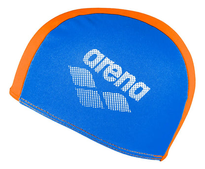 Gorra De Natación Polyester Jr 6 A 12 Años Arena - Celeste Y Naranja Junior