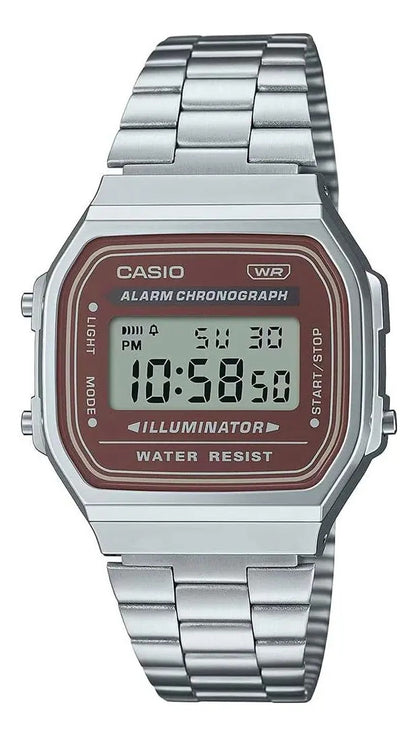 Reloj Casio Metal A-168wa-5a - Plateado