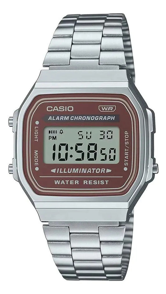 Reloj Casio Metal A-168wa-5a - Plateado