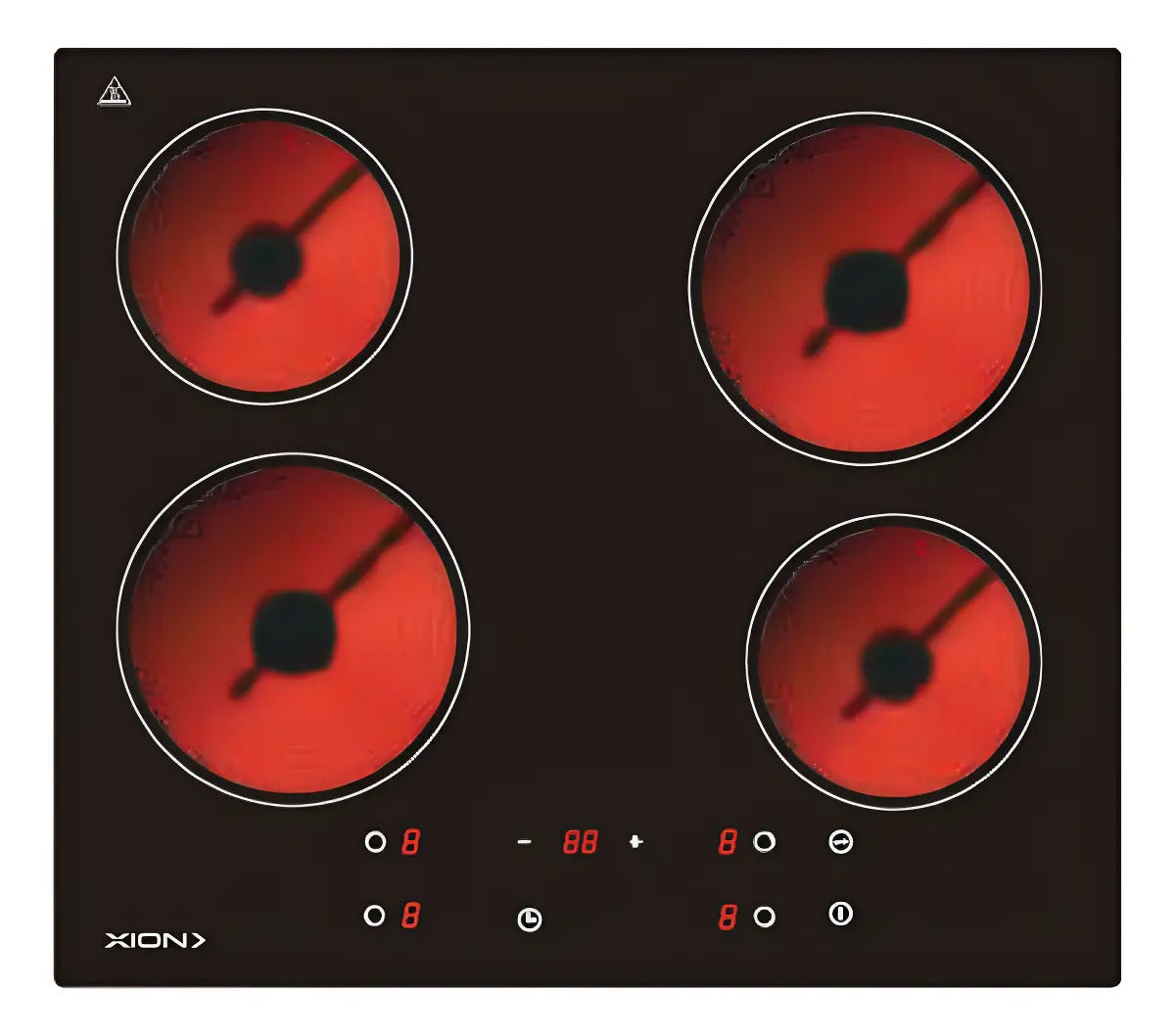 Anafe Xion Vitrocerámico Eléctrico 4 Discos Xi-eh4