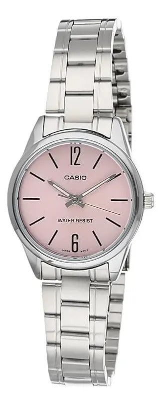 Reloj Casio Metal Dama Ltp-v005d-4b - Plateado