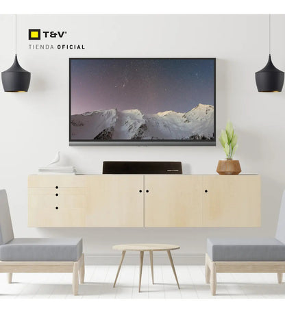 Barra De Sonido Home Theater Thonet & Vander Balken Negro 90hz 20 Khz
