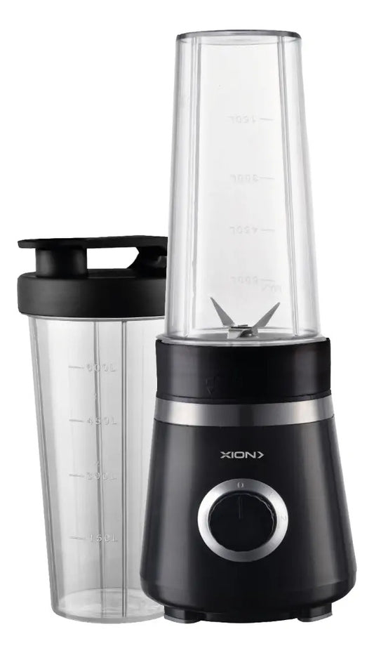 Licuadora Xion 600ml Incluye 2 Accesorios Xi-li400 Negro/plateado