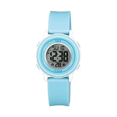 Reloj Q&q Digital 34mm M208j006 - Celeste