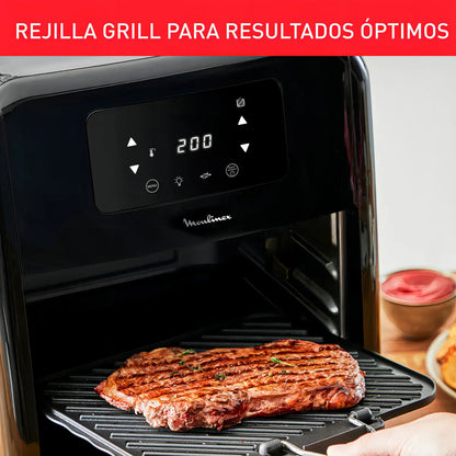 Freidora Sin Aceite + Horno Moulinex 11 Lt 2050w - Negro