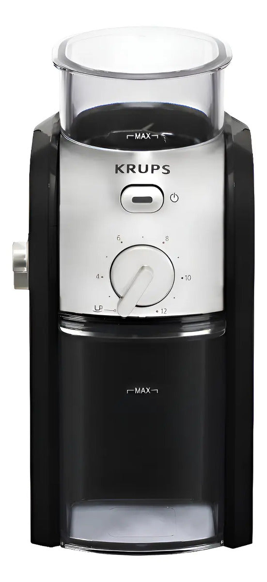 Molinillo De Café Eléctrico Krups 17 Niveles - Negro